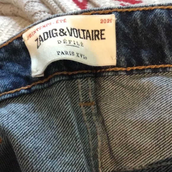 Zadig & Voltaire Jane B jeans, size 28, NWT - Picture 10 of 11
